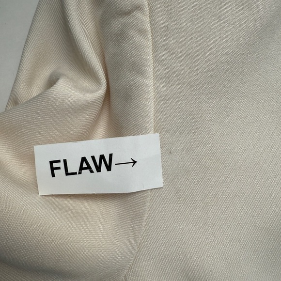 Banana Republic Women’s Silk Wool Blend Ivory Blazer Size 12 Career Capsule - Picture 12 of 13